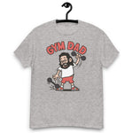 Gym Black Hair Light Skin Tone Glasses Long Beard Dad T-Shirt