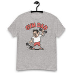 Gym Black Hair Light Skin Tone Glasses Medium Moustache Dad T-Shirt