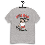 Gym Black Hair Light Skin Tone No-Glasses Long Moustache Dad T-Shirt