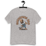 Gardening Black Hair Tan Skin Tone No-Glasses Bald Beard Dad T-Shirt