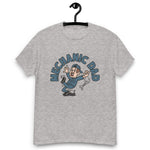 Mechanic Brown Hair Light Skin Tone No-Glasses Moustache Dad T-Shirt