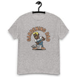 Gardening Blond Hair Dark Skin Tone Glasses Medium Moustache Dad T-Shirt