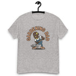 Gardening Blond Hair Dark Skin Tone No-Glasses Bald Moustache & Chin Beard Dad T-Shirt