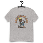 Gardening Blond Hair Dark Skin Tone No-Glasses Medium Stubble Dad T-Shirt