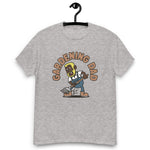 Gardening Blond Hair Dark Skin Tone No-Glasses Short Beard Dad T-Shirt