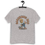 Gardening Blond Hair Tan Skin Tone Glasses Bald Moustache & Chin Beard Dad T-Shirt