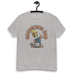 Gardening Blond Hair Tan Skin Tone Glasses Short Beard Dad T-Shirt