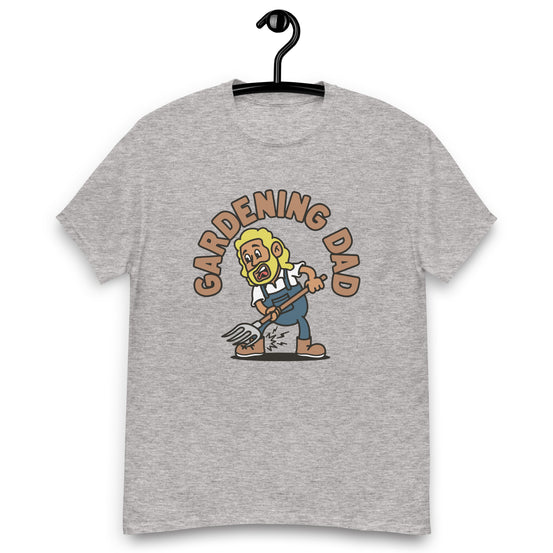 Gardening Blond Hair Tan Skin Tone No-Glasses Long Beard Dad T-Shirt