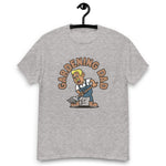 Gardening Blond Hair Tan Skin Tone No-Glasses Medium Moustache Dad T-Shirt