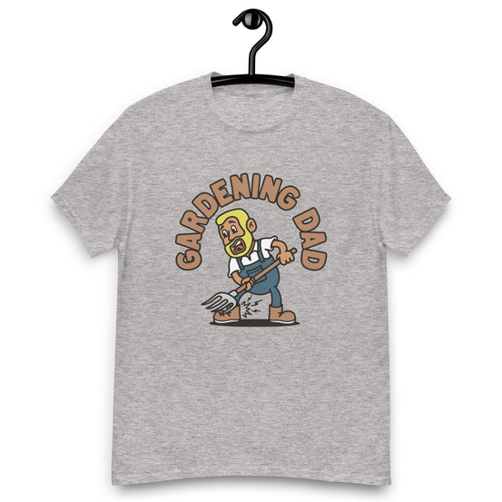 Gardening Blond Hair Tan Skin Tone No-Glasses Short Beard Dad T-Shirt