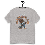 Gardening Brown Hair Dark Skin Tone Glasses Long Moustache Dad T-Shirt