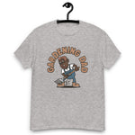 Gardening Brown Hair Dark Skin Tone Glasses Medium Stubble Dad T-Shirt