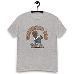 Gardening Brown Hair Dark Skin Tone Glasses Short Moustache Dad T-Shirt