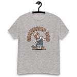 Gardening Brown Hair Light Skin Tone Glasses Bald Moustache & Chin Beard Dad T-Shirt