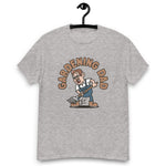 Gardening Brown Hair Light Skin Tone Glasses Medium Moustache Dad T-Shirt