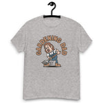 Gardening Brown Hair Light Skin Tone No-Glasses Long Moustache Dad T-Shirt