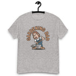 Gardening Brown Hair Light Skin Tone No-Glasses Long Stubble Dad T-Shirt