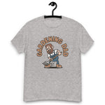 Gardening Brown Hair Light Skin Tone No-Glasses Short Beard Dad T-Shirt