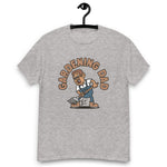 Gardening Brown Hair Tan Skin Tone Glasses Short Moustache Dad T-Shirt
