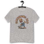 Gardening Brown Hair Tan Skin Tone No-Glasses Bald Beard Dad T-Shirt