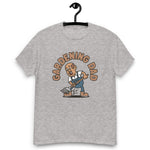 Gardening Brown Hair Tan Skin Tone No-Glasses Bald Moustache Dad T-Shirt