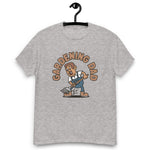 Gardening Brown Hair Tan Skin Tone No-Glasses Short Moustache Dad T-Shirt