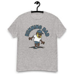 Running Blond Hair Dark Skin Tone Glasses Beard Dad T-Shirt