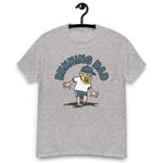 Running Blond Hair Light Skin Tone No-Glasses Beard Dad T-Shirt