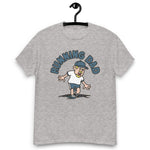 Running Blond Hair Light Skin Tone No-Glasses Moustache & Chin Beard Dad T-Shirt