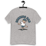 Running Blond Hair Light Skin Tone No-Glasses Stubble Dad T-Shirt