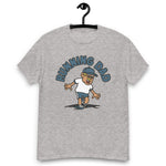 Running Blond Hair Tan Skin Tone Glasses Moustache Dad T-Shirt