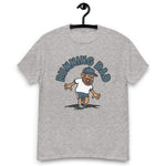 Running Brown Hair Tan Skin Tone No-Glasses Beard Dad T-Shirt