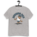 Running Brown Hair Tan Skin Tone No-Glasses Stubble Dad T-Shirt