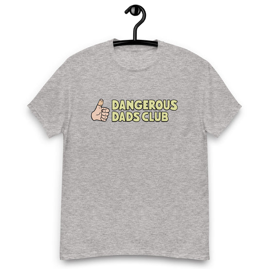 Dangerous Dads Club T-Shirt - yellow logo-light thumb