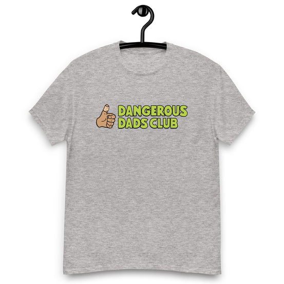Dangerous Dads Club T-Shirt - L.green logo-tan thumb