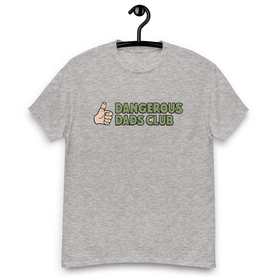 Dangerous Dads Club T-Shirt - Green logo-light thumb