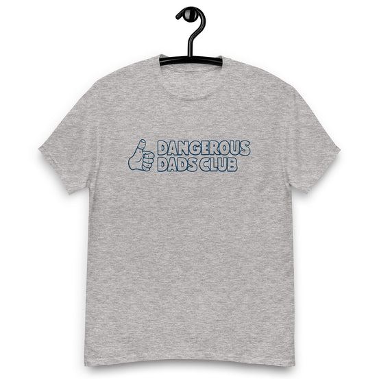 Dangerous Dads Club T-Shirt - Navy outline logo