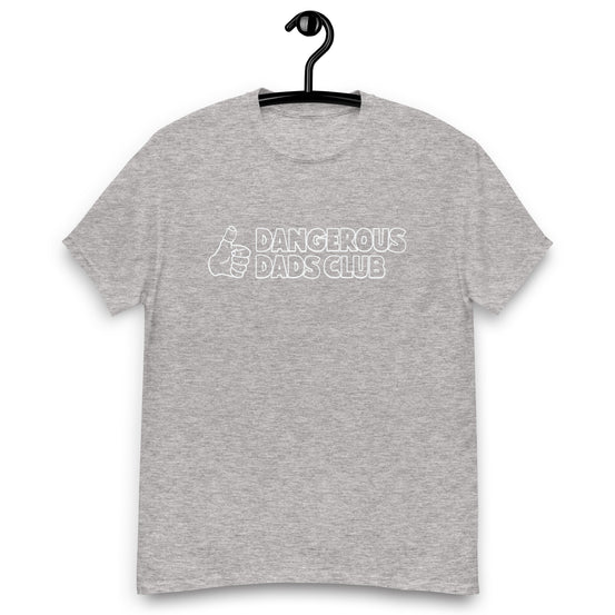 Dangerous Dads Club T-Shirt - White outline logo