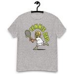 Tennis Blond Hair Tan Skin Tone Glasses Short Beard Dad T-Shirt