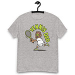 Tennis Brown Hair Tan Skin Tone No-Glasses Short Moustache Dad T-Shirt