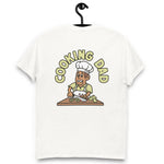 Cooking Brown Hair Tan Skin Tone No-Glasses Stubble Dad T-Shirt