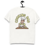 Cooking Brown Hair Light Skin Tone No-Glasses Stubble Dad T-Shirt