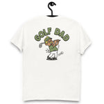 Golf Blond Hair Tan Skin Tone Glasses Moustache Dad T-Shirt