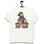 DIY Black Hair Light Skin Tone No-Glasses Beard Dad T-Shirt