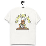 Cooking Black Hair Tan Skin Tone Glasses Moustache Dad T-Shirt