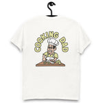 Cooking Black Hair Light Skin Tone Glasses Stubble Dad T-Shirt