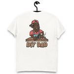 DIY Black Hair Dark Skin Tone No-Glasses Stubble Dad T-Shirt