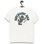 Mechanic Black Hair Tan Skin Tone Glasses Stubble Dad T-Shirt