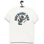 Mechanic Black Hair Tan Skin Tone No-Glasses Stubble Dad T-Shirt