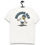 Running Blond Hair Light Skin Tone No-Glasses Beard Dad T-Shirt